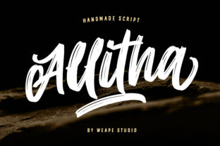 Allitha Script Review: A Bold Script Font for Branding