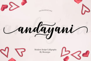 Andayani Script Brings Flowing Personality to Web Design