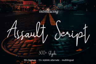Assault Script: A Bold Handwritten Font for Modern Web Design