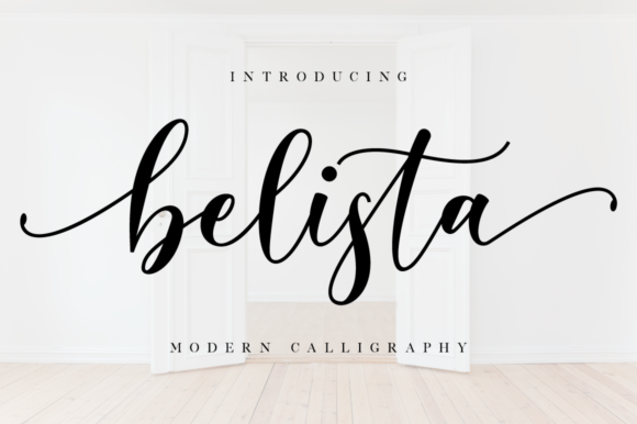 Belista Script: A Light Handwritten Font for Editorial Design