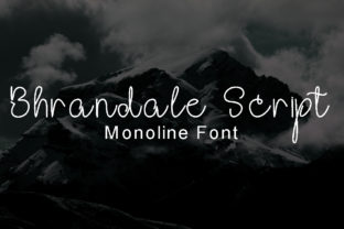 Bhrandale Script: A Bold Handwritten Font for Campaigns