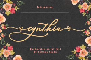 Cynthia Script Font Review: A Romantic Display Font for Brands