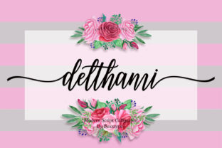Delthami Script: A Handwritten Font with Editorial Elegance