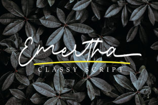 Emertha Script: A Light and Fun Handwritten Font for Web Design
