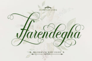 Harendegha Script: A Romantic Handwritten Font for Digital Design