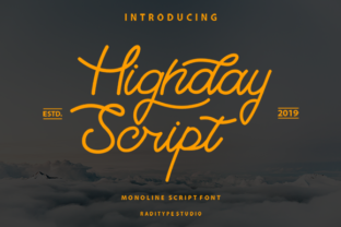 Highday Script: A Handwritten Font That Lifts Editorial Design