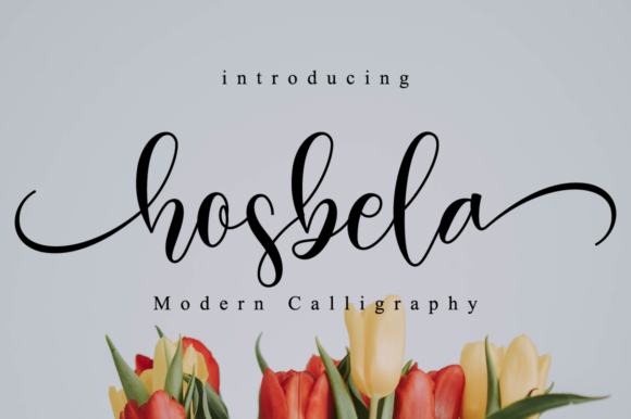 Hosbela Script: A Handwritten Typeface with Timeless Grace