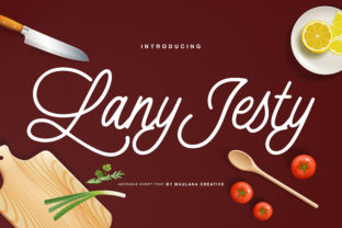 Lany Jesty Script: A Handcrafted Typeface for Small Business Branding