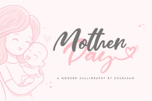 Mother Day Script: A Joyful Handwritten Font for Crafters