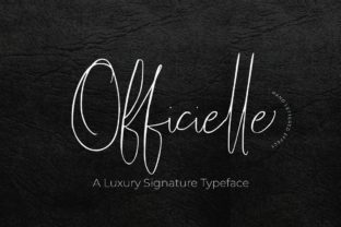 Officielle Script: A Handwritten Font for Thoughtful Branding