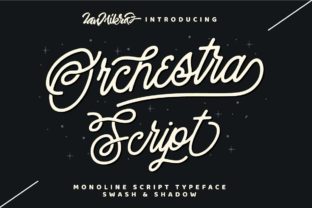 Orchestra Script: A Bold Handwritten Typeface for Editorial Design