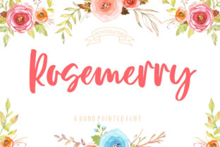 Rosemerry Script: A Sweet Handlettered Font for Your Craft Projects