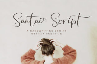 Santai Script: A Calm Typeface for Modern Editorial Storytelling