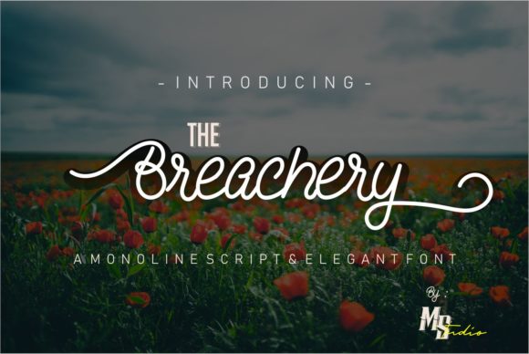 The Breachery Script: A Handwritten Font That Works in Campaigns