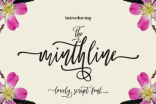 The Minthline Script: A Font for Handmade Labels and Packaging