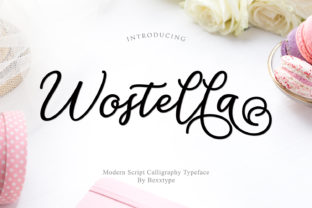 Wostella Script: A Handwritten Font That Captures Attention